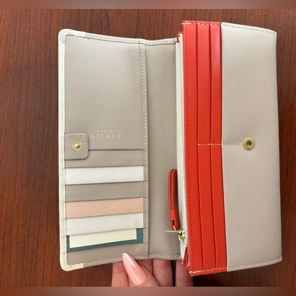 RADLEY LONDON Beige and Pink Wallet Set - Picture 3 of 4